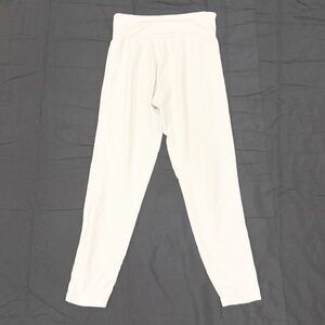 Cream Waffle Knit Leggings